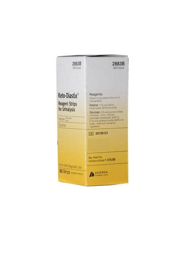 bayers Keto-Diastix Reagent Strips for Urinalysis- 50 Each - Image 3