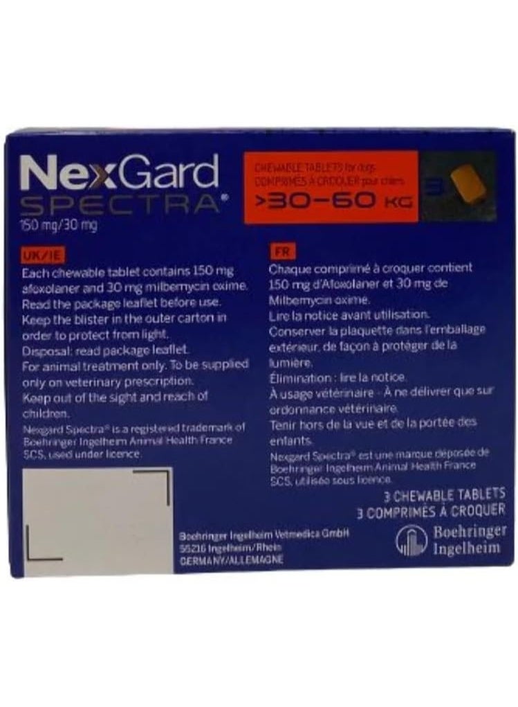 Nexgard Spectra 30-60 kg Tabs - X Large - Image 2