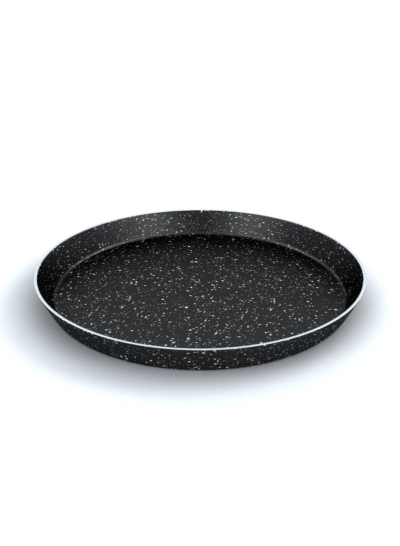 Lapis لابيس طقم صوانى بيتزا جرانيت مقاس 28 - 32 سم اسود 2 قطعه - Image 3