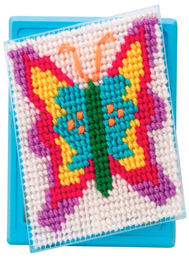 ALEX Toys Simply Needlepoint Butterfly Kids Art and Craft Activity - Image 4
