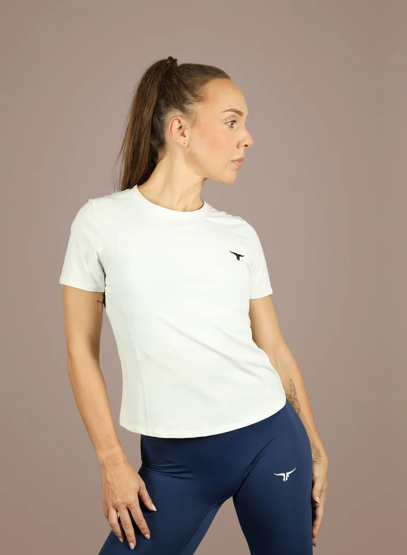 THUGFIT White THUGFIT KittyHawk Ladies T-Shirt - White for Women | Best Price UAE