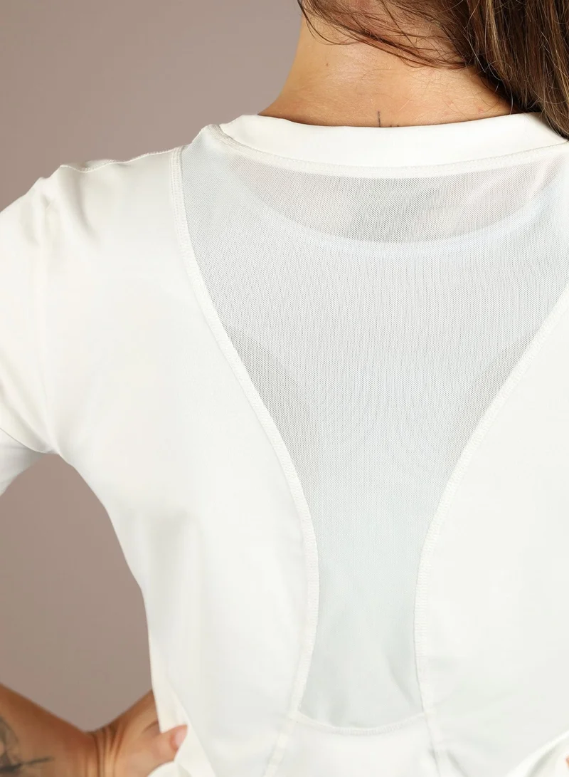 THUGFIT White THUGFIT KittyHawk Ladies T-Shirt - White for Women | Best Price UAE