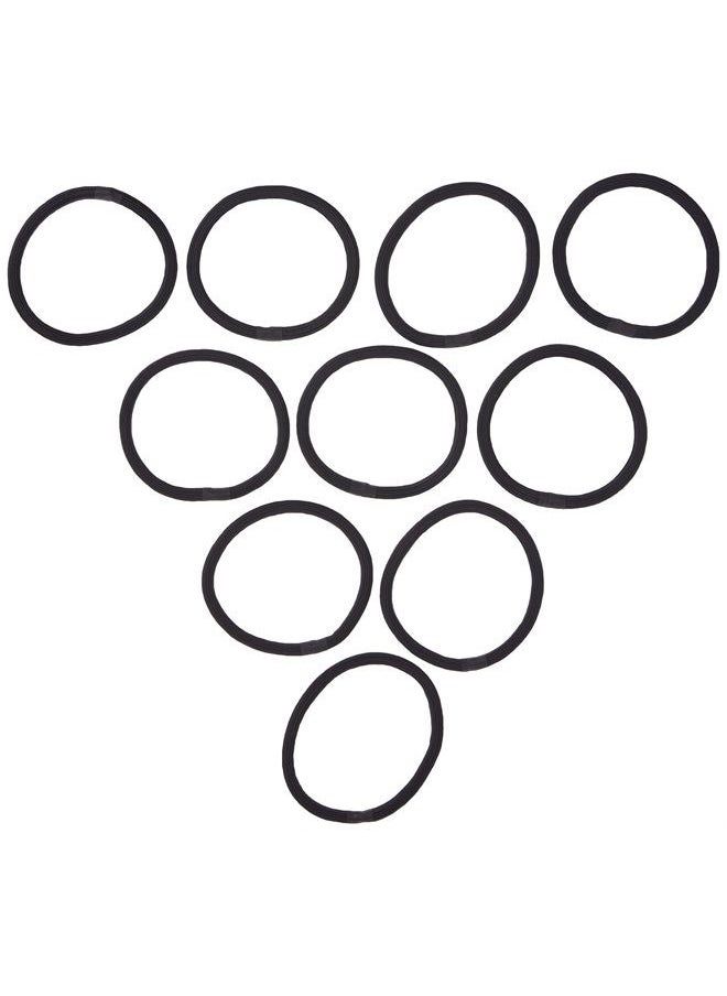 Goody Ouchless XL & Extra Thick Elastics, Black, 10.0 Count,  - Image 3