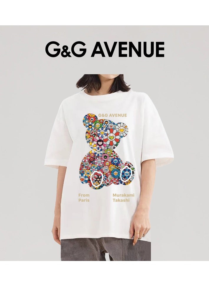 G&G AVENUE - Heavy cotton fabric 1-piece T-shirt Men's Dry Work Shirt Moisture wicking Active Sports Men's Gym Performance T-shirt Oversized - Image 1