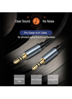 ProOne ProOne 3.5mm Audio Cable Aux Cable 1M Braided Male to Male Stereo Auxiliary Aux Jack Compatible for iPhone, iPad, Samsung Smartphones, Tablets Car Home Stereos, Beats Bose Sony Speaker  - Image 4