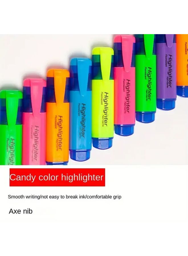 Creative Portable Gradient Fluorescent Markers Set Random Color X6 For Art Design - Image 4
