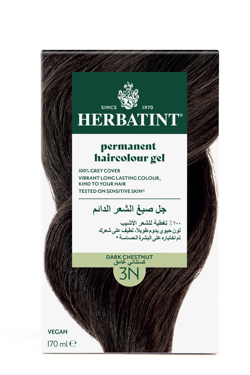 Herbatint Hair Colour 3N Dark Chestnut - Image 1