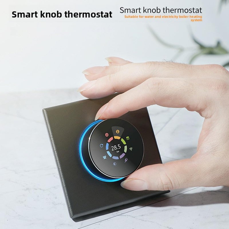 Smart Thermostat With Touch Screen For Water Boiler Precise Temperature Control 5c To 35c Range Ambient Lighting - Image 4
