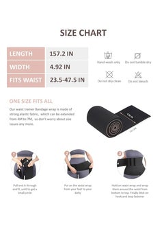 Women Sauna Belt Tummy Wrap Waist Trainer, Plus Size, black, One size - pzsku/ZC3390007251ED3AC756EZ/45/_/1737712861/0672ff9c-3235-4670-b54c-9dc1095ec8df