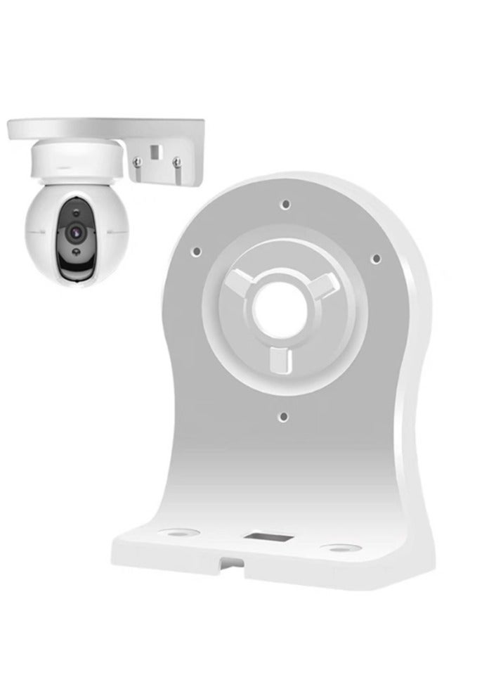 2 Pack Wall Shelf Set of  Wall Mount Holder for  Cameras Baby Monitors Speakers Easy to Install No Drill，Camera [No Drilling] Bracket Fluorite Cloud C6/C4 Series Wall Hanging Monitoring Wifi Wall Hanging Rack, White  - Image 2