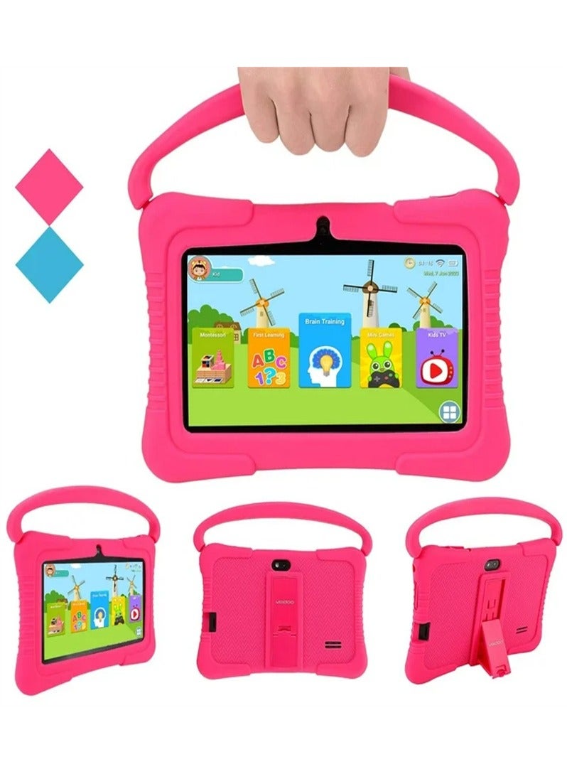 7 Inch Android Kids Tablet PC For Study Education 1G RAM 16G ROM WiFi 1024x600 Children Tablets With Silicone Tablet Case - Image 1