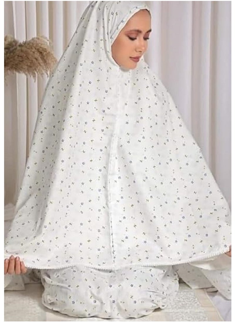 Generic Women's 2-piece cotton prayer set combines elegance and comfort in premium quality material.  - Image 1