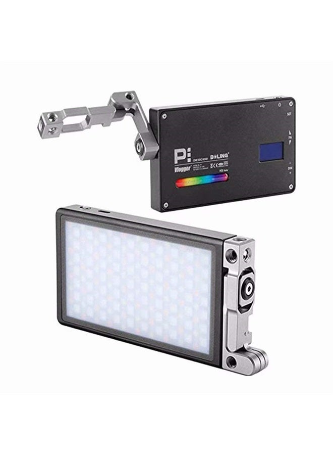 BOLING BL-P1 RGB LED Full Color Camera/Camcorder Light, Pocket Size Rechargeable Video Light with 2500k-8500k Color Range, 9 Common Scenario simulations Vlog with Premium Aluminum Alloy Shell  - Image 1