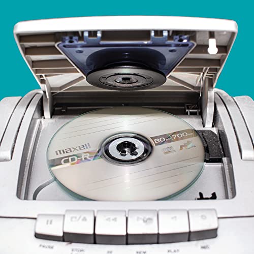 Maxell – MAX648210, CD Recordable Media - Noise-free Surface Playback CDs 700Mb Storage & Up to 48x - Blank CDs, CD Storage & Slim Jewel Case Holder – 10 Pack - Image 5