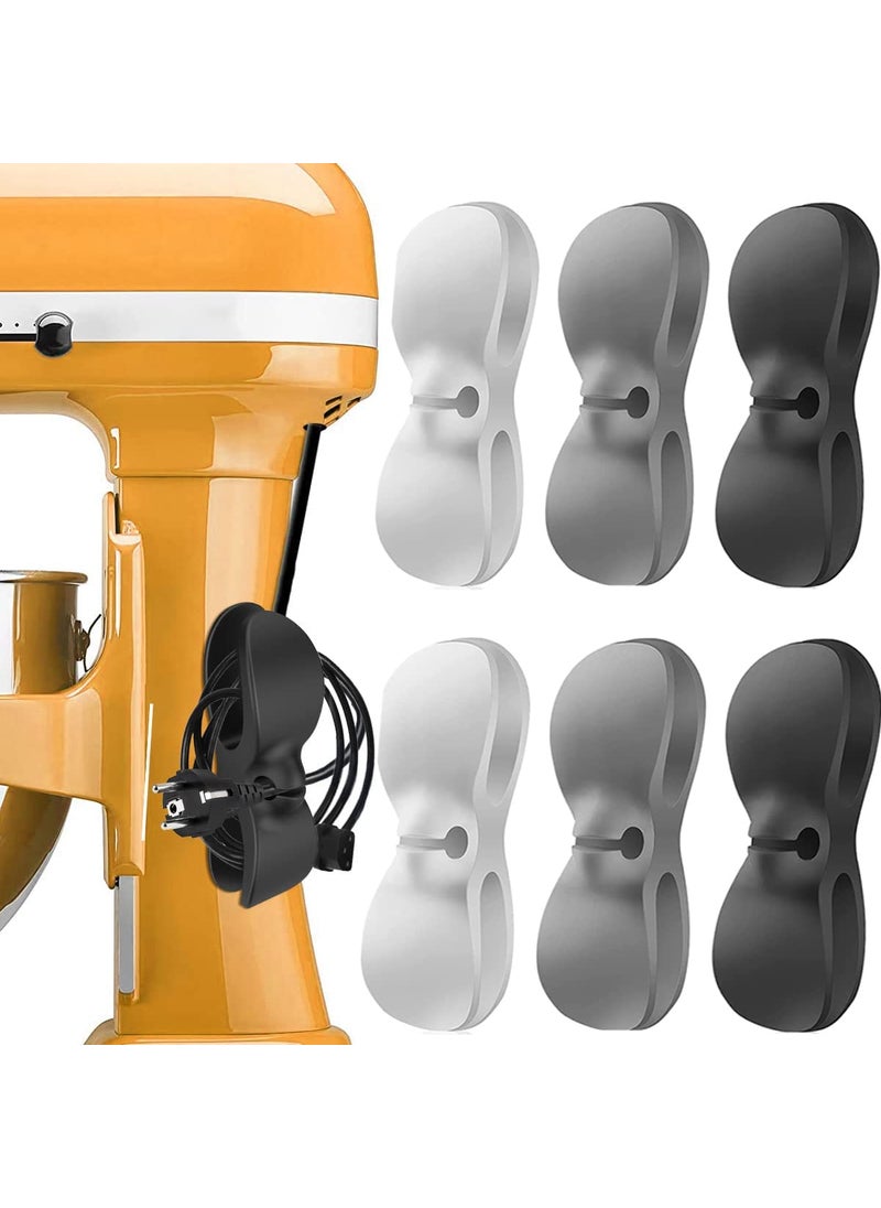 Agirlvct Cord Organizer for Appliances, Upgraded Kitchen Cord Organizer, Cord keeper Cord wrapper Cord holder Cord winder for Appliances Air Fryer, Coffee Maker, Blender, Pressure Cooker, Toaster (4) 