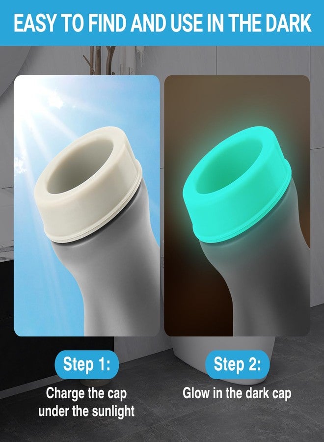 Tilcare Urinals for Men Spill Proof Nighttime - Glow in Dark Urine Bottle - Portable Urinal for Men with Screw-on Lid - Pee Bottles for Men - 30oz Bedside Male Urinal - Mens Urinal, Car Travel Urinals for Men - Image 4