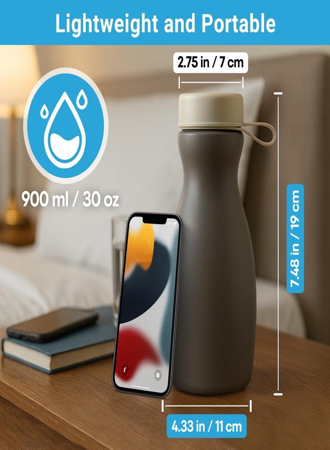 Tilcare Urinals for Men Spill Proof Nighttime - Glow in Dark Urine Bottle - Portable Urinal for Men with Screw-on Lid - Pee Bottles for Men - 30oz Bedside Male Urinal - Mens Urinal, Car Travel Urinals for Men - Image 5