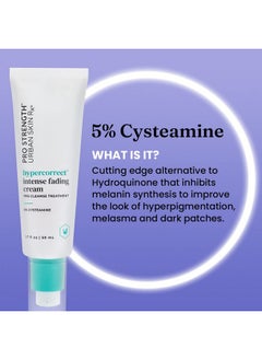 Urban Skin Rx Urban Skin Rx HyperCorrect Fading Cream | 5% Cysteamine & 1% Niacinamide | For Scars & Uneven Skin Tone, 1.7 fl oz  - Image 5