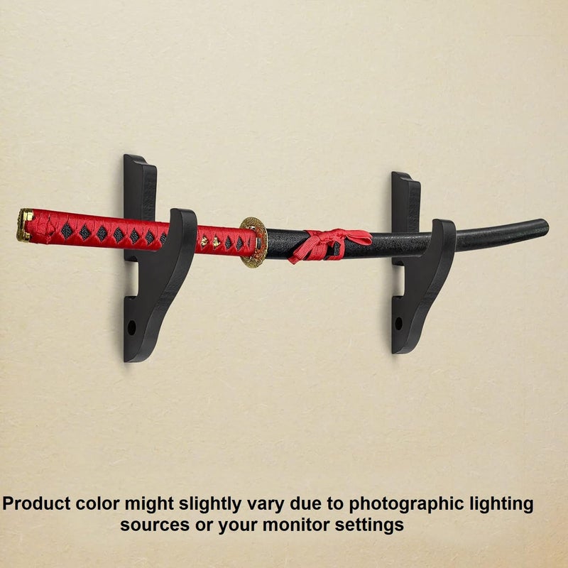 FunMart Plastic Wall Hook for Katana Sword Display – Sturdy Katana Stand for Wall Mounting (1 Pair) - Image 2