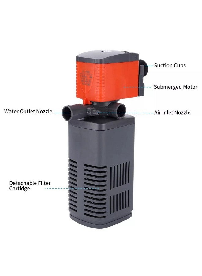 VAYINATO® Xilong 3 in 1 Aquarium Fish Tank Internal Filter (XL-F080 | 18W | 800L/H | Upto 2.5 Feet Tank) by Pezlifeworld - Image 3