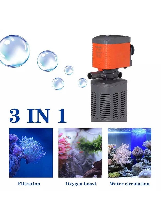 VAYINATO® Xilong 3 in 1 Aquarium Fish Tank Internal Filter (XL-F080 | 18W | 800L/H | Upto 2.5 Feet Tank) by Pezlifeworld - Image 4