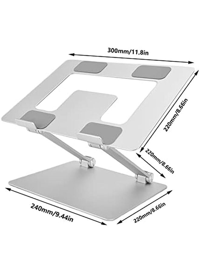 Aluminium Alloy Laptop Stand Portable Ergonomic Desk Holder with Cooling Design - Image 3