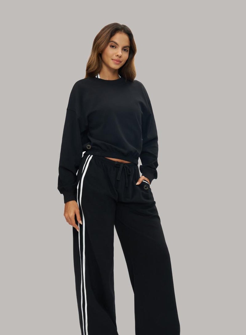 KAWN.YOGA Mid Waist Wide Leg Joggers - Image 1