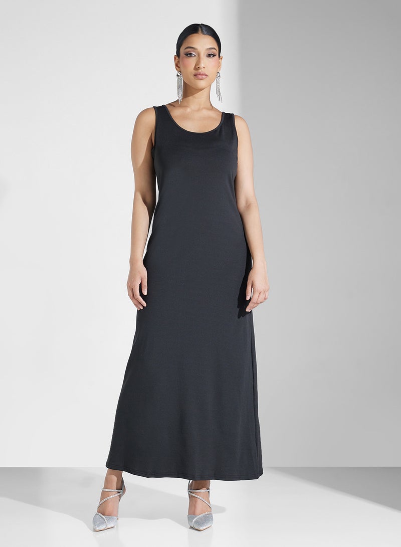 خزانة فستان مزين مع بطانة بدون أكمام - Image 4