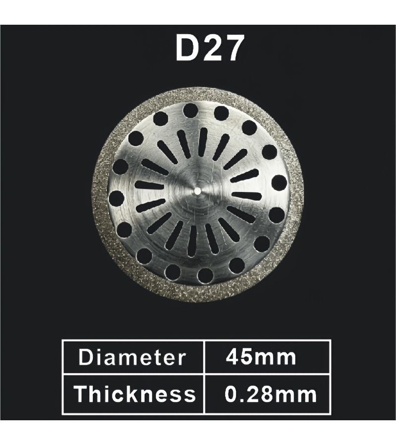 45mm Double Sided Diamond Polishing Pad D30 With Shank Rods For Plaster And Ceramic Grinding - Image 3