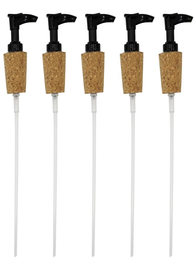 Creative Hobbies Black Pump Dispenser with Cork Stopper for Easy Press-in Fit (Pkg/5) - Image 1