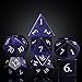 UDIXI Gemstone DND Dice Set 7PCS Cats Eye Stone DD Polyhedral Dice for Role Playing Tabletop Games - Image 4