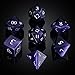 UDIXI Gemstone DND Dice Set 7PCS Cats Eye Stone DD Polyhedral Dice for Role Playing Tabletop Games - Image 2