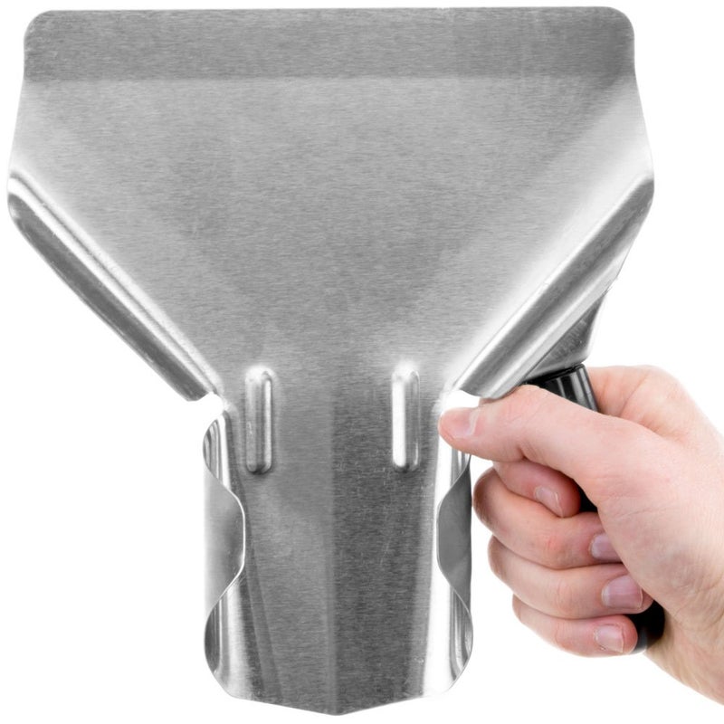 Back of House Ltd. Stainless Steel Popcorn Scoop â€“ Easy Fill Tool for Bags & Boxes, Great Utility Serving Scooper for Snacks, Desserts, Ice, & Dry Goods by Back of House Ltd. - Image 3