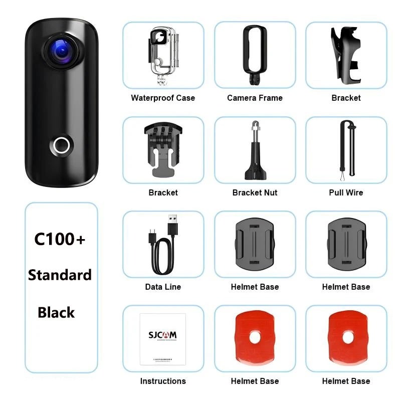 Sjcam, C100 Plus Black - Image 1