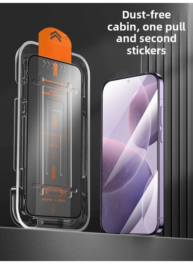 [dust-free Warehouse Second Film] Suitable For Red Rice K70 Tempered Film Millet 14 Mobile Phone Film 13 Special K60 New-Colour:Ultra-clear Model [full Screen Without Holes★No White Edges] One Pull To Remove Dust And Apply In Seconds◆3 Sets-Size:Redmi K70 Pro - Image 2