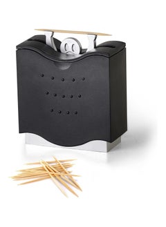 Oasisgalore Fun Toothpick Holder - Cute Toothpick Dispenser ABS Fun Toothpick Holders Decorative Plastic Toothpick Holder (Black)  - Image 1