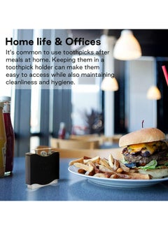 Oasisgalore Fun Toothpick Holder - Cute Toothpick Dispenser ABS Fun Toothpick Holders Decorative Plastic Toothpick Holder (Black)  - Image 3