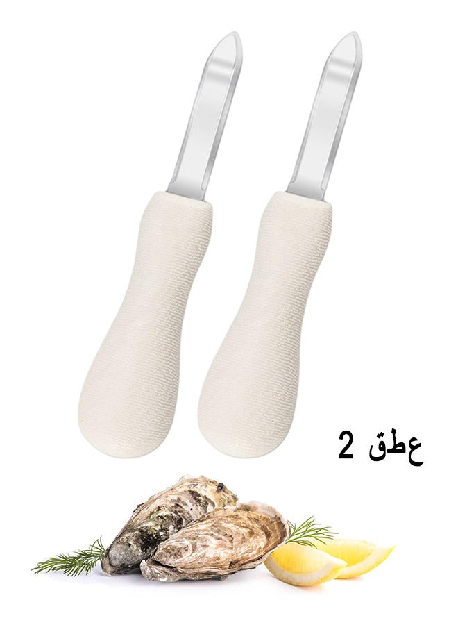 Oyster Shucking Knife - 2 Packs Oyster Knife Shucker Set Oyster Shucker Clam Knife - Seafood Opener Seafood Tools