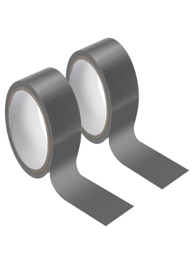PATIKIL Non Stick Static Tapes 2 in x 50 Ft, 2 Roll Duct Tape No Glue Electrostatic Adsorption Tape for Organizing Cables Securing Crafts, Silver - Image 1
