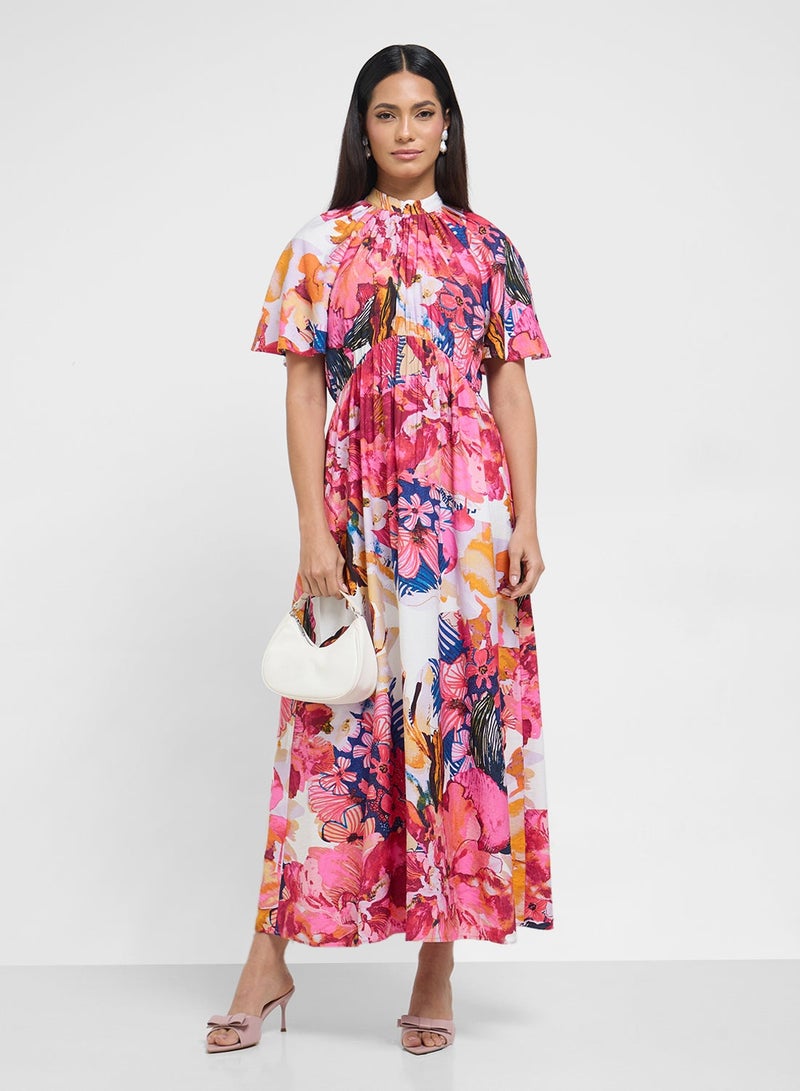 YAS Floral Maxi Dress - Image 2