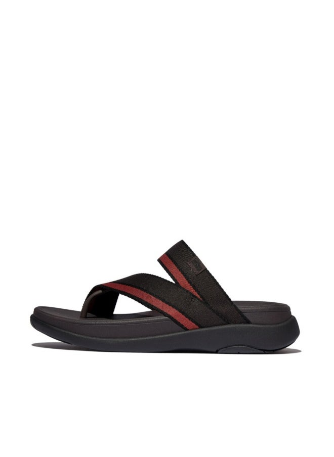 FitFlop 049-860 Fitflop Mens F-Mode Go Mens Tonal-Edge Webbing Sling Toe-Thongs IX2-C73 Chocolate  - Image 1