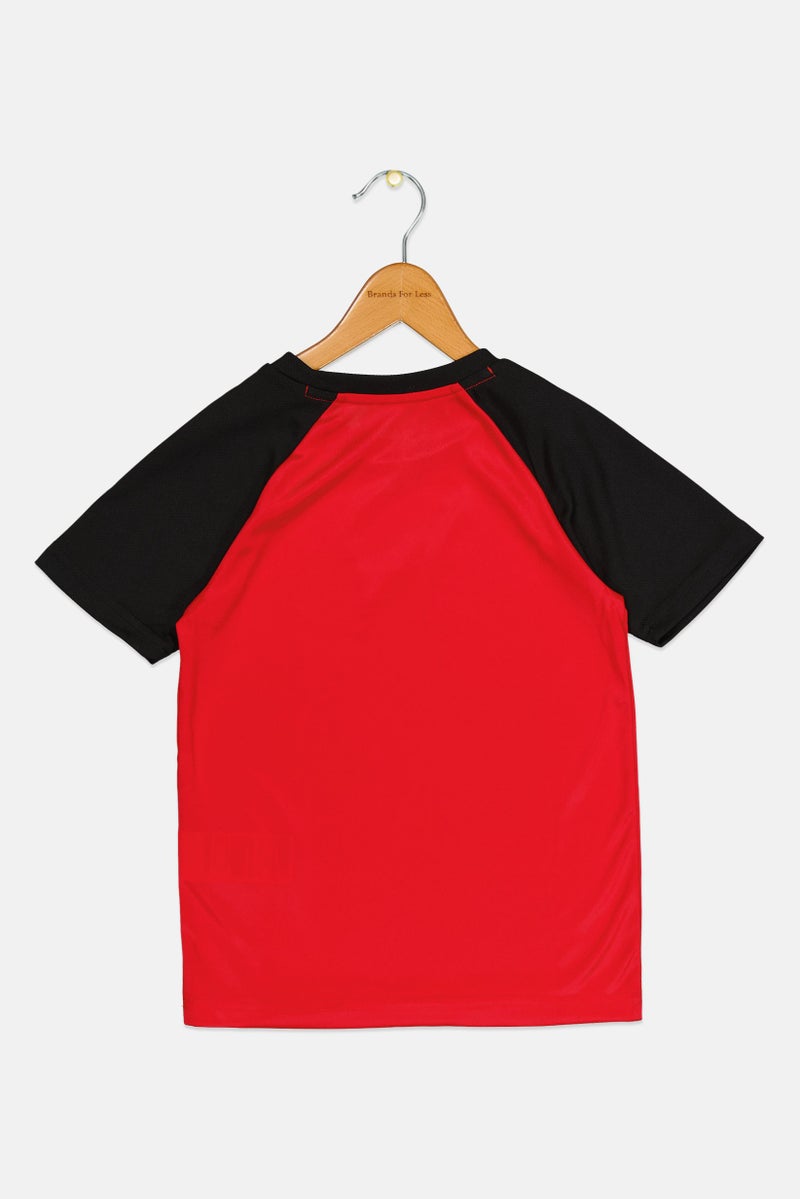 PUMA Kids Boy Crew Neck Short Sleeve Outdoor T-Shirt, Multicolor - Image 2