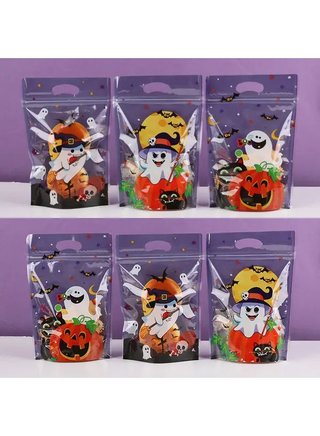20 Pcs Halloween Candy Bags With Zipper Self Sealing For Treats Party Favors - Image 2
