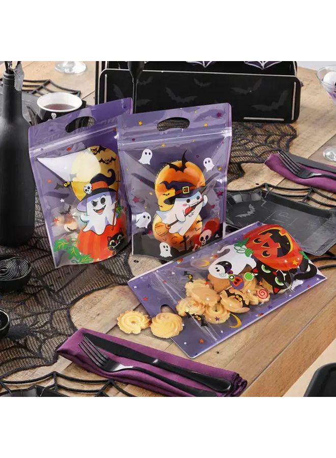 20 Pcs Halloween Candy Bags With Zipper Self Sealing For Treats Party Favors - Image 5