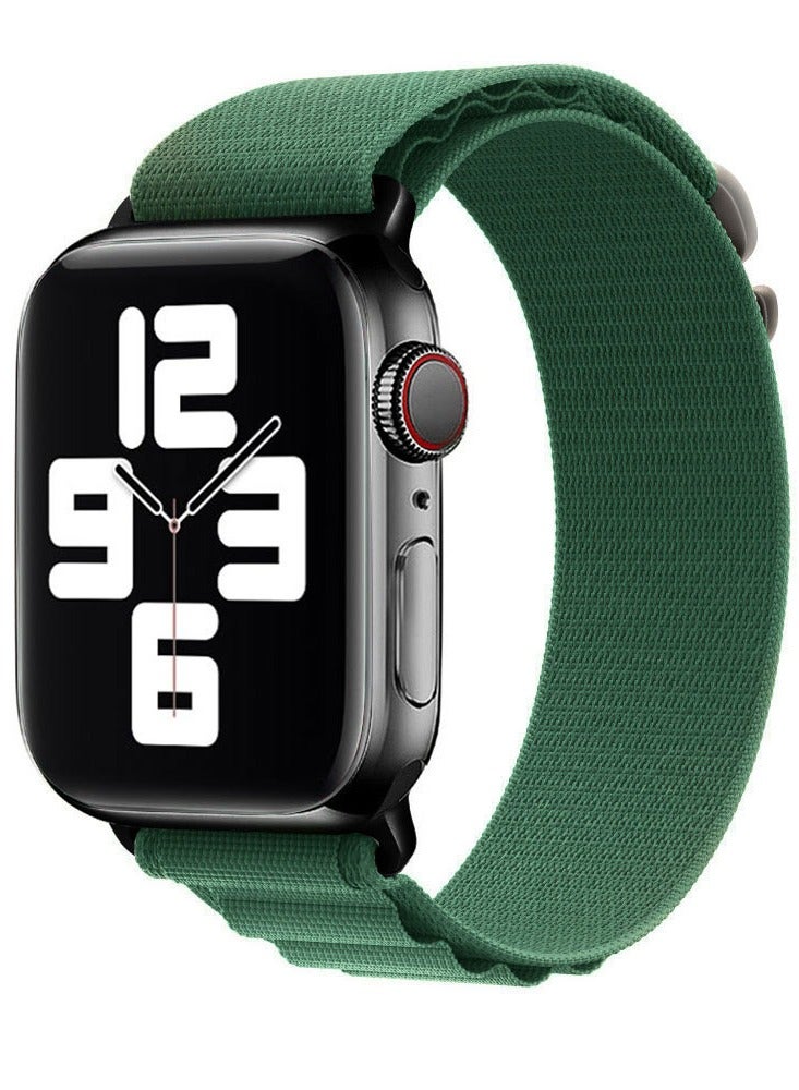 Alpine Loop Band For Apple Watch Band 38mm/40mm/41mm Nylon Woven Sport Strap Compatible with iWatch Series 7/SE/6/5/4/3/2/1 Adjustable Strap - Image 3