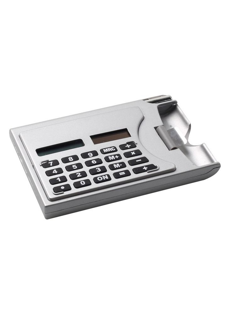 3 in 1 Multi-Function Solar Powered Calculator with Pen and Business Card Holder