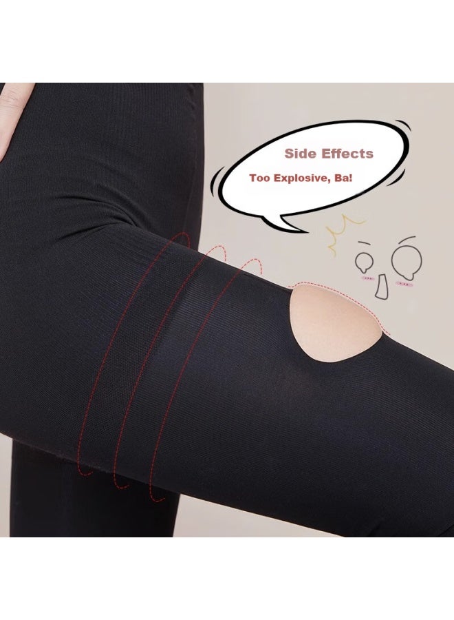 LANG SHA Langsha 2-pack High Waist Tummy Control Compression Pantyhose Spring Thin Sheer Tights Leg Shaping Lifting Slimming Pantyhose - Image 3