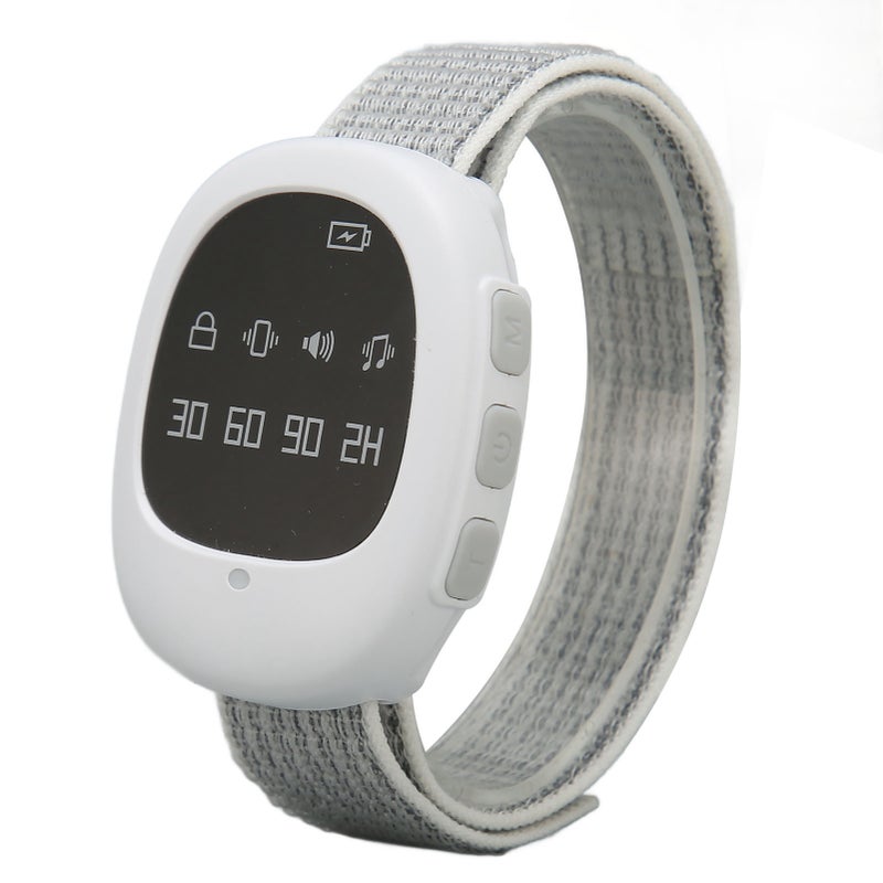 Wireless Bedwetting Alarm 4 Timing Music Vibration Bedwetting Sensor Watch for Children Elderly - Image 1