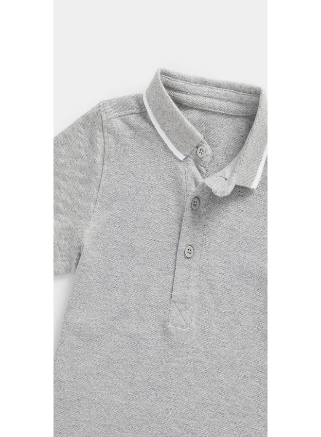 mothercare Grey Polo Shirt