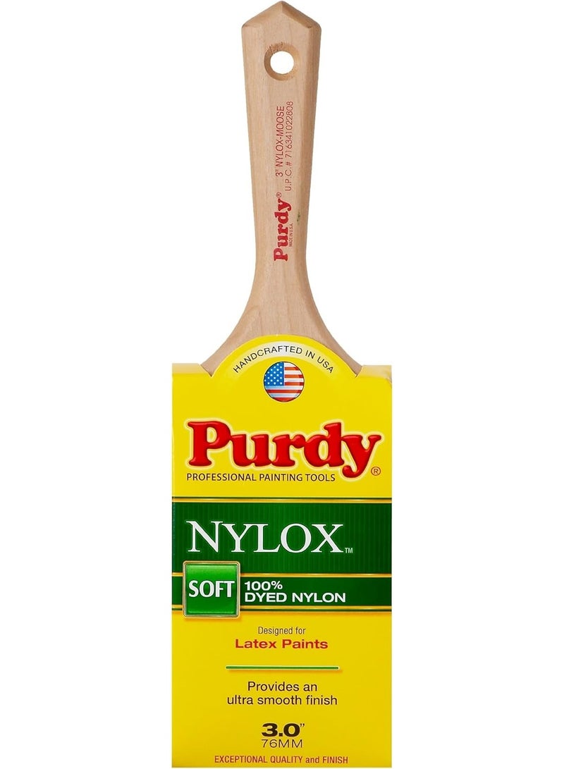 Purdy 144232230 Nylox Moose Paint Brush, 3 in. - Image 1